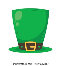icono de sombrero superior verde