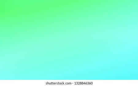 Green torqouise color blurred gradient background. For soft banner template. Vector illustration. For banner template, flyer, invitation card