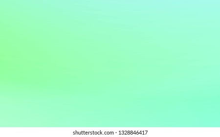 Green torqouise color blurred gradient background. For soft banner template. Vector illustration. For banner template, flyer, invitation card