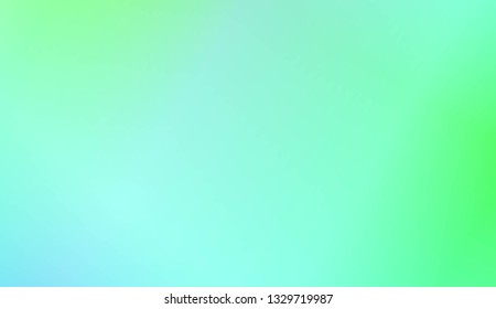 Green torqouise color blurred gradient background. For soft banner template. Vector illustration. For banner template, flyer, invitation card