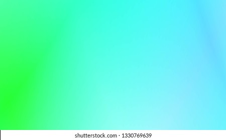 Green torqouise color blurred gradient background. For soft banner template. Vector illustration. For banner template, flyer, invitation card