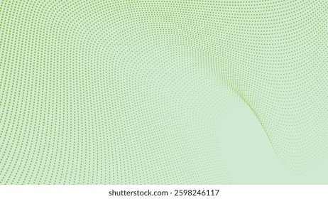 Green tosca with halftone pattern background for backdrop or presentation