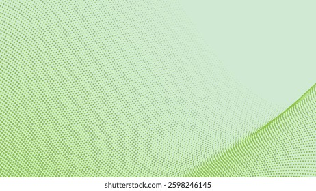 Green tosca with halftone pattern background for backdrop or presentation