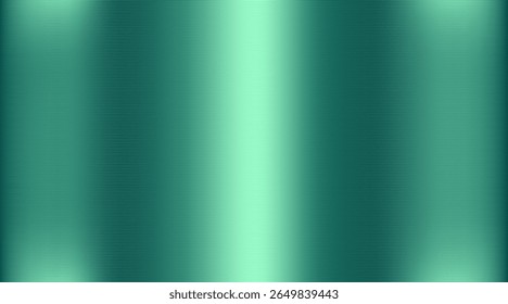 Green tosca metal textured seamless pattern. Metallic Green tosca gradient pattern.Design for wallpaper, background. Vector Illustration.