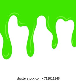 Green Dripping Slime Halloween Capital Letter Stock Illustration 721472098