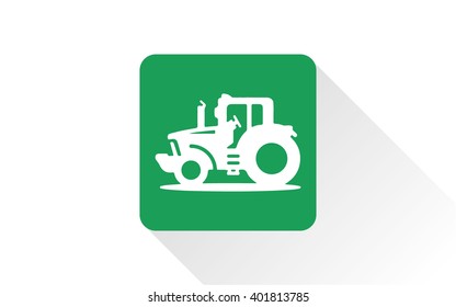 green tractor icon