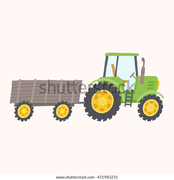 toy tractor cartoon