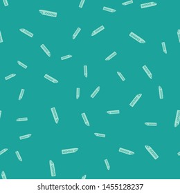 Green Train icon isolated seamless pattern on green background. Public transportation symbol. Subway train transport. Metro underground.  Vector Illustration