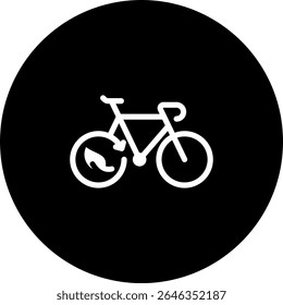 Green Transportation Icon Element For Design