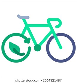 Green Transportation Icon Element For Design