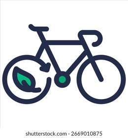 Green Transportation Icon Element For Design