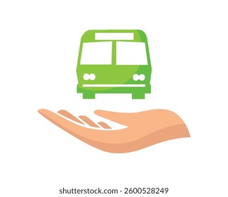 Green transportation vector. Ecology, green, icon, car, energy, power, transportation, renewable, environment. Can use for infographic, banner, poster, web design. Isolated on white background. 