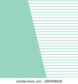 patrón trapezoide verde y líneas rectas sobre un vector de fondo blanco