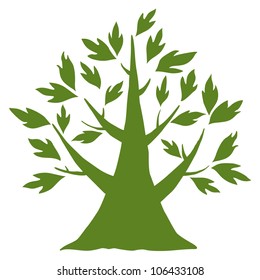 green tree