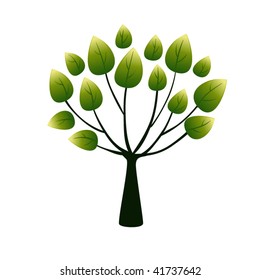 green tree
