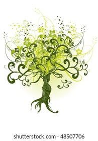 green tree