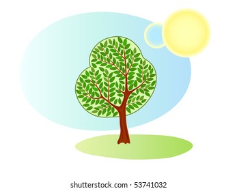 green tree