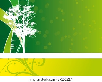 Green Tree background