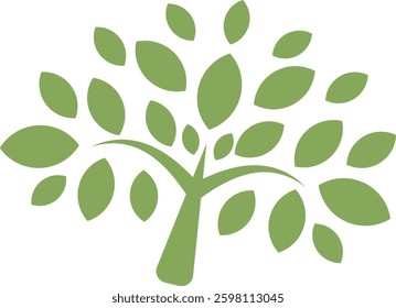 green tree design art illustration 