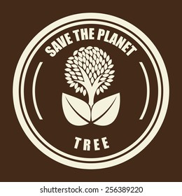 green tree design, vector illustration eps10 graphic 
