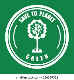 green tree design, vector illustration eps10 graphic 