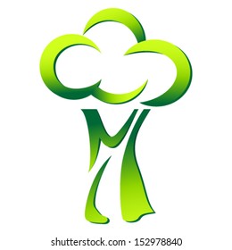 green tree - eco sign