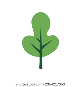 Illustration von grünen Bäumen. Geeignet für Infografiken, Bücher, Banner und andere Designs