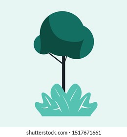 green tree, go green illustration