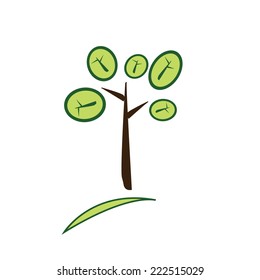 green tree icon 