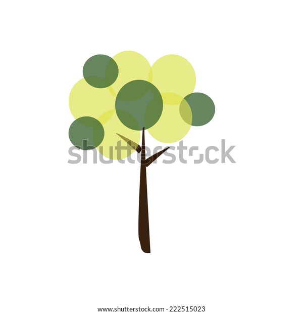 Green Tree Icon Stock Vector (Royalty Free) 222515023