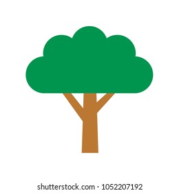 Green Tree icon. ecology concept.