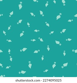 Green Tree icon isolated seamless pattern on green background. Forest symbol.  Vector