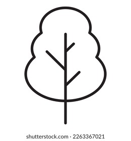 Green Tree icon. vector illustration.