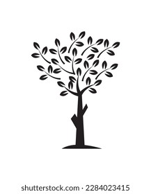 icono de árbol verde,mejor icono plano vector.