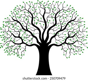 Green tree illustration
