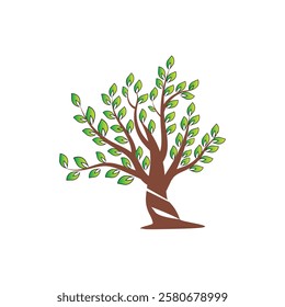 Green Tree Illustration vector design