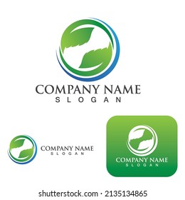 Green Tree leaf ecology logo  nature element vector