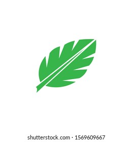 green Tree leaf ecology nature element vector