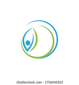 Green Tree leaf ecology nature element vector design