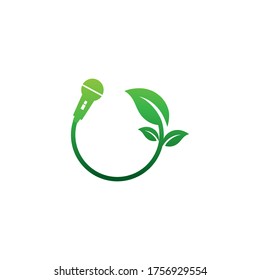 Ecología de la hoja verde elemento de diseño vectorial