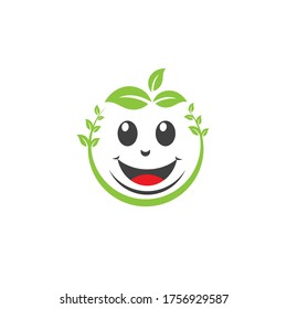 Ecología de la hoja verde elemento de diseño vectorial