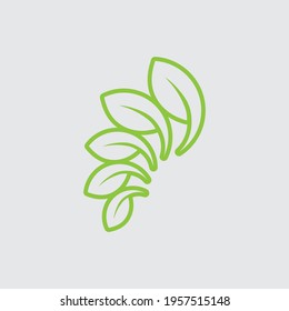 green Tree leaf ecology nature logo vector
