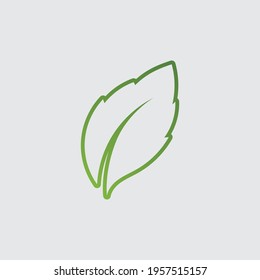green Tree leaf ecology nature logo vector