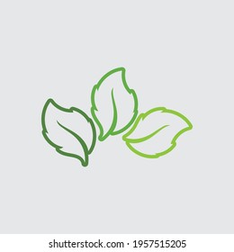 green Tree leaf ecology nature logo vector