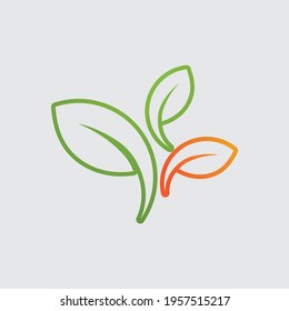 green Tree leaf ecology nature logo vector