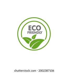 Ecología de la hoja verde elemento de diseño vectorial