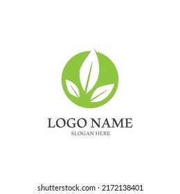 green Tree leaf ecology nature element vector