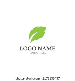 green Tree leaf ecology nature element vector