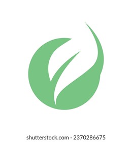 green tree leaf ecology nature element logo icon