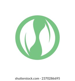 icono de logotipo de elemento de naturaleza ecología de árbol verde